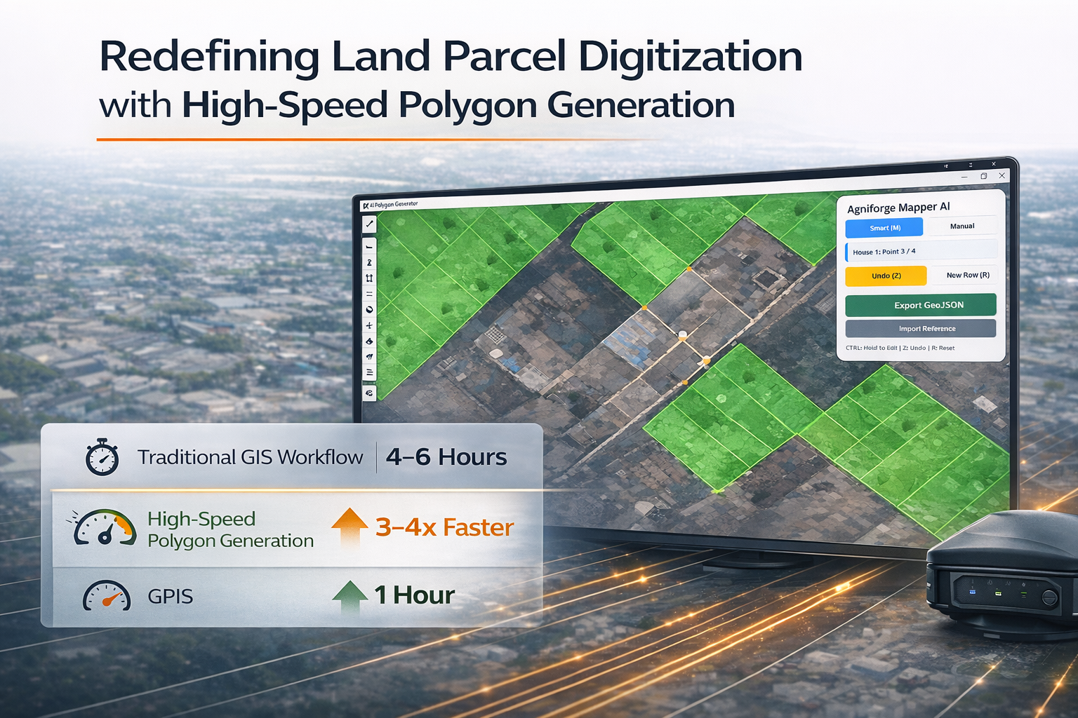 Redefining Land Parcel Digitization with High-Speed Polygon Generation
