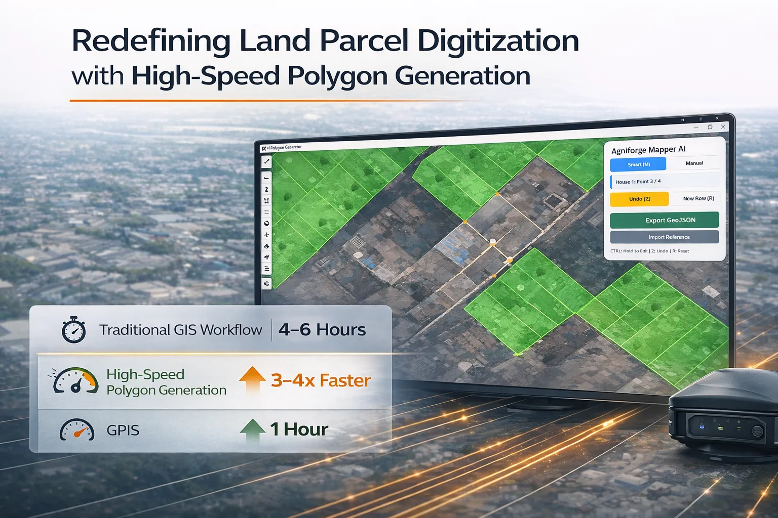 Redefining Land Parcel Digitization with High-Speed Polygon Generation