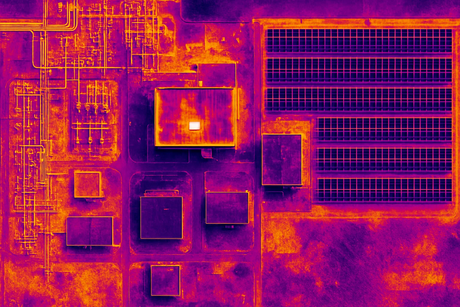 Thermal Orthomosaic Map