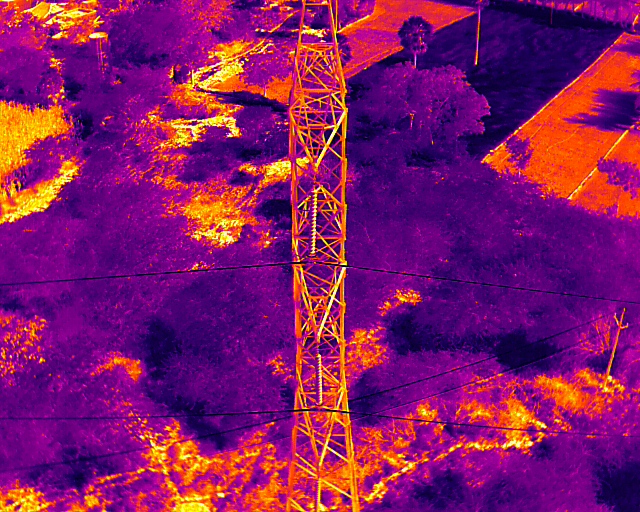 Drone Thermal Inspection Image